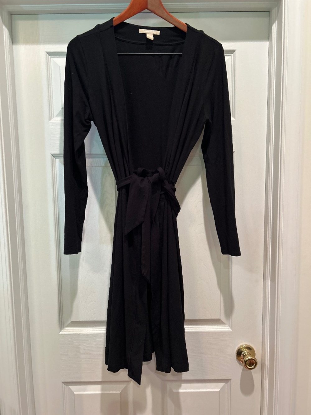 Banana Republic wrap dress black size Large
